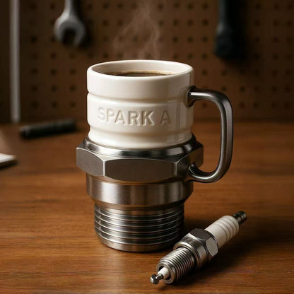 Spark Plug Mug,🚗🏁Every engine tells a story. Which one is yours?